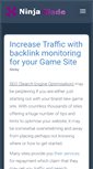 Mobile Screenshot of ninja-blade.com